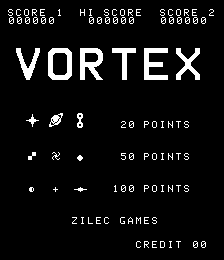 Vortex Title Screen