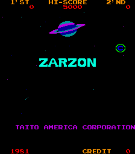 Zarzon Title Screen