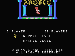 Angelo Title Screen