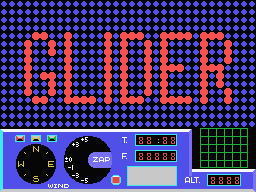 Glider Title Screen