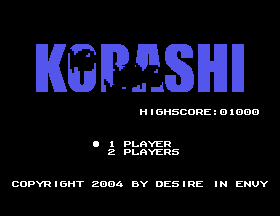 Kobashi Title Screen