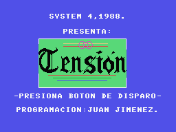 Tension Title Screen