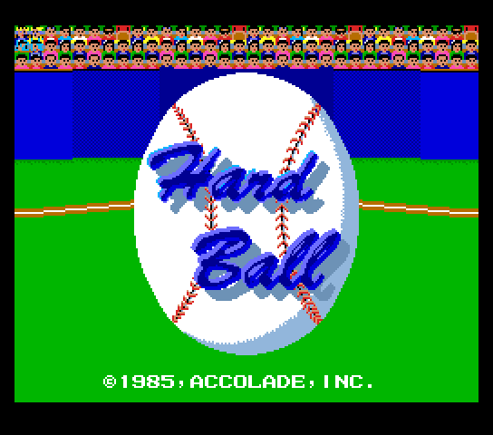 Hardball Title Screen