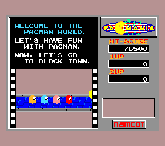 Pac-Mania Screenthot 2