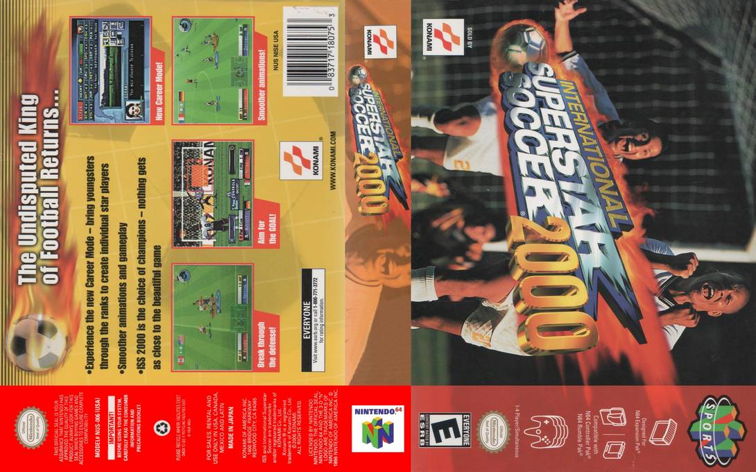 Play International Superstar Soccer 00 N64 Online Rom Nintendo 64