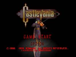 Castlevania Title Screen