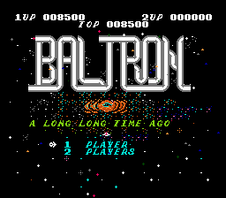 Baltron Title Screen