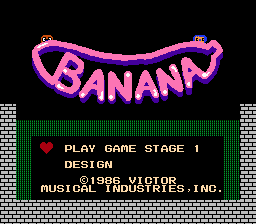 Banana Title Screen