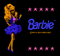Barbie Title Screen