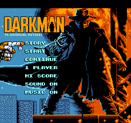Darkman Title Screen