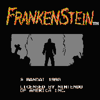 Frankenstein Title Screen