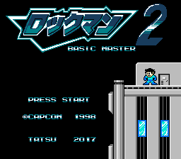 Rockman 2 – Basic Master  NES Rom Hack of Rockman 2 – Dr. Wily no Nazo