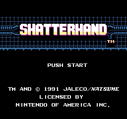 Shatterhand Title Screen
