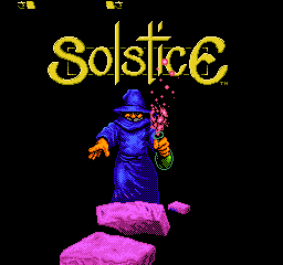 Solstice Title Screen