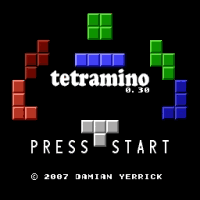 Tetramino Title Screen