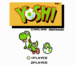 Yoshi Title Screen