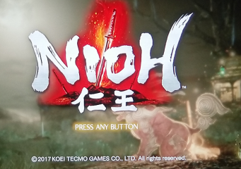 Nioh Title Screen