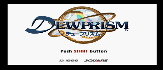 DewPrism Title Screen