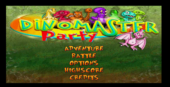 Dinomaster Title Screen