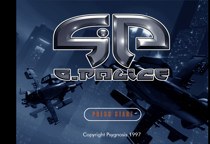 G-Police Title Screen
