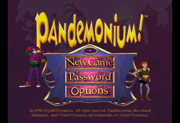 Pandemonium! Title Screen
