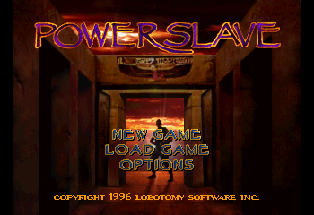 Powerslave Title Screen