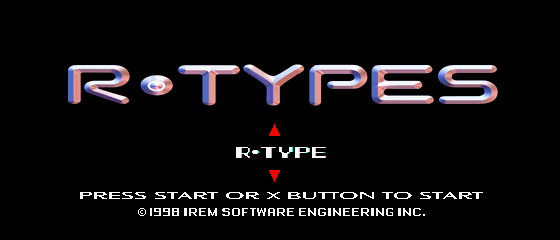 R-Types Title Screen