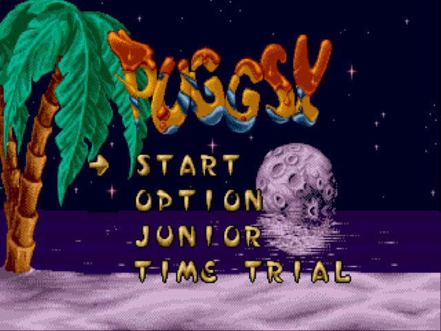 Puggsy Title Screen