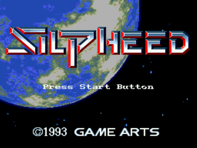 Silpheed Title Screen Silpheed Title Screen