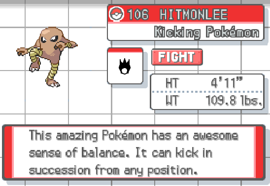 The Pokemon Strategy Dex — Unburden Hitmonlee Hitmonlee @Normal