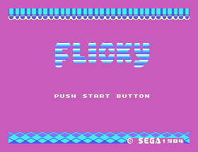 Flicky Title Screen