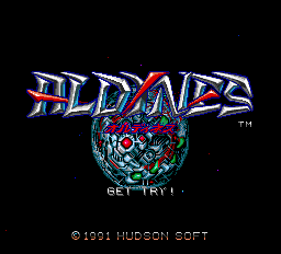 Aldynes Title Screen