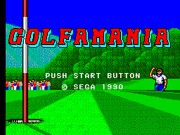 Golfamania Title Screen