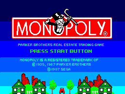 Monopoly Title Screen