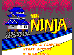 Ninja Title Screen