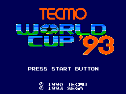 Play Genesis Tecmo World Cup '92 (Japan) Online in your browser