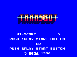 Transbot Title Screen
