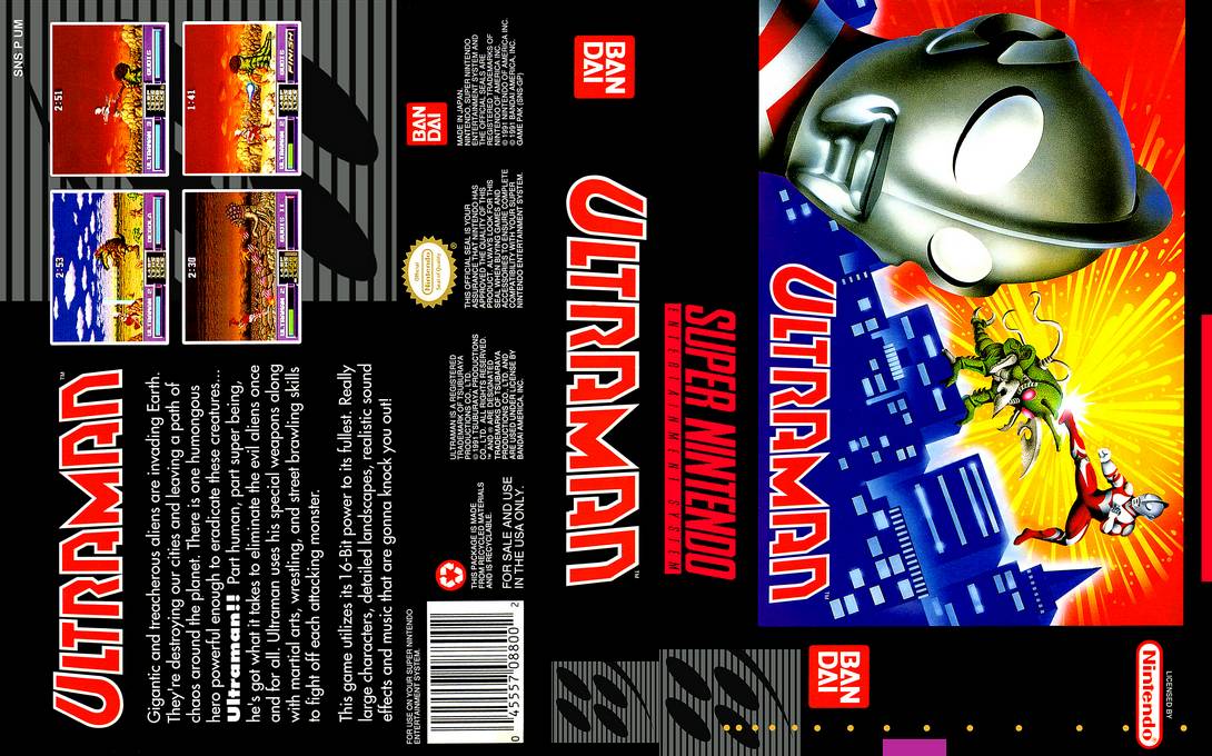 ultraman towards the future snes