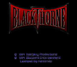 Blackthorne Title Screen