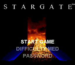 Stargate Title Screen