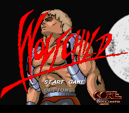 WolfChild Title Screen