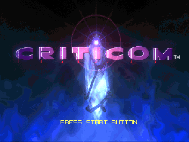 Criticom Title Screen