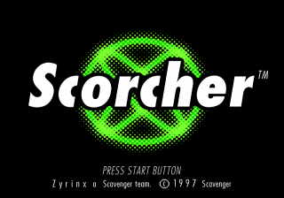 Scorcher Title Screen
