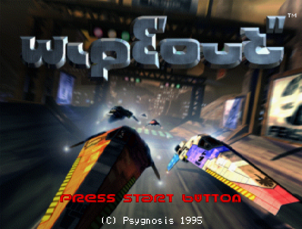WipEout Title Screen