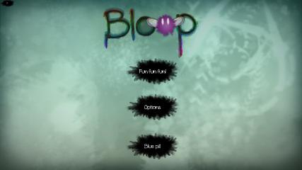 Bloop Title Screen