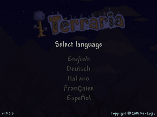 Terraria Title Screen