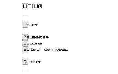 Unium Title Screen