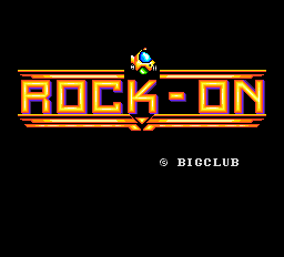 Rock-On Title Screen