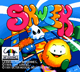 Skweek Title Screen