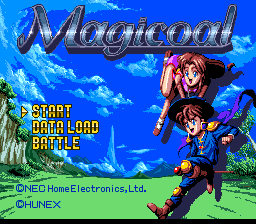 Magicoal Title Screen